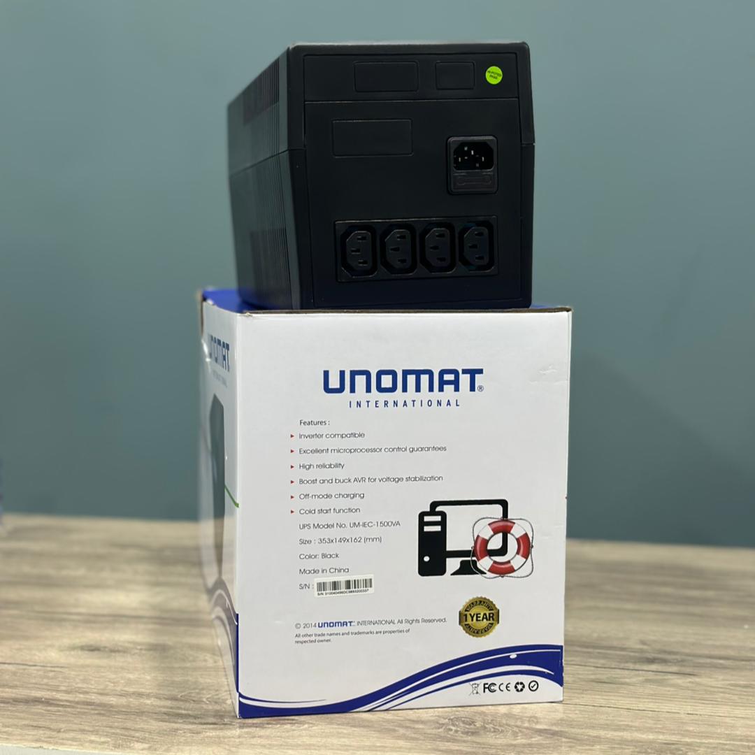 ONDULEUR UPS UNOMAT 1500VA 4 SORTIES IEC C13
